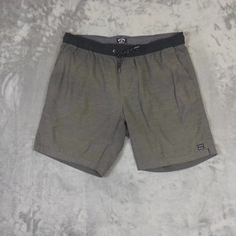 Billabong Recycler Board Shorts Mens XL Green Hybrid Swim Trunks Surf Casual